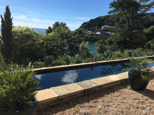 Salcombe pool with sea view